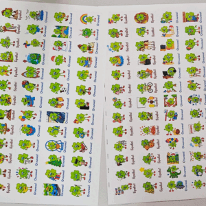 Стикери за залепване Детелинко